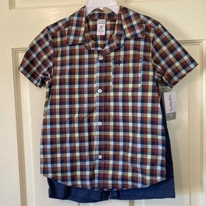 Outfit shorts and button down shirt